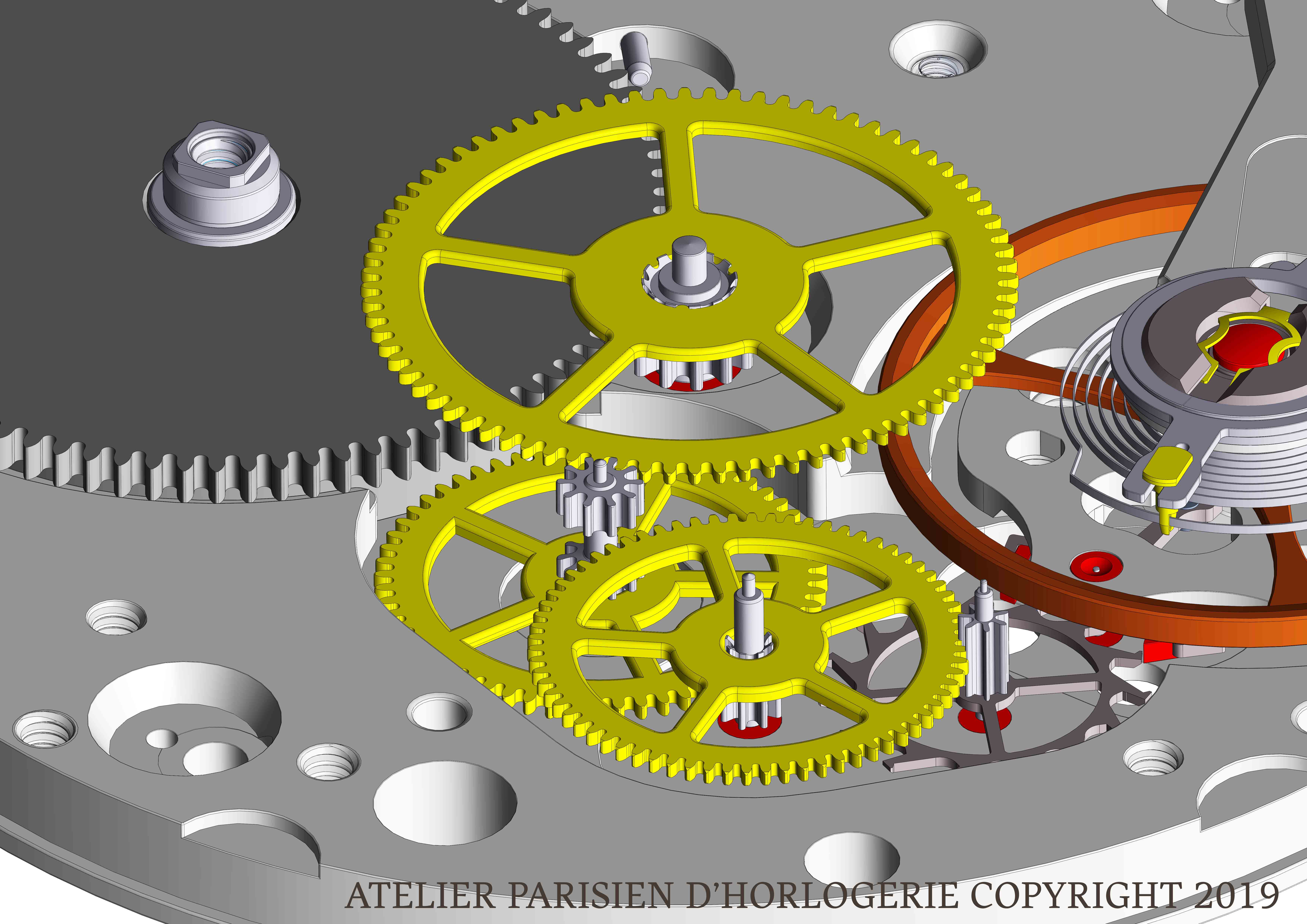 rouage et régulation en horlogerie - APH