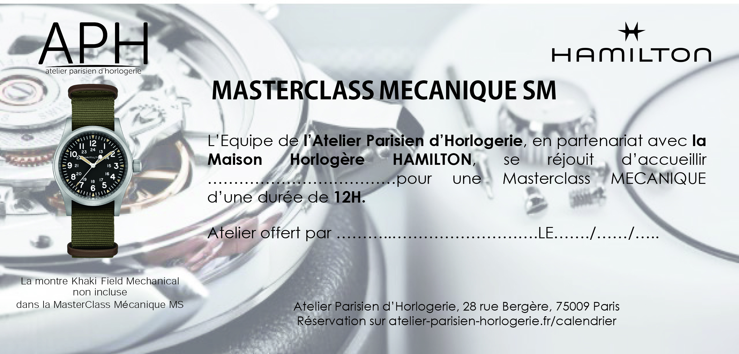 Masterclass Mécanique Hamilton